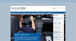 Desktop Screenshot of muellerbbm-vas.de